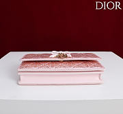 My Dior Mini Bag Pale Pink Cannage Satin and Strass - 21x11.5x4.5cm - 5