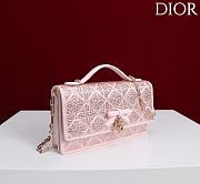 My Dior Mini Bag Pale Pink Cannage Satin and Strass - 21x11.5x4.5cm - 4