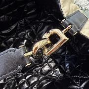 Medium Dior Toujours Reversible Vertical Tote Bag Two-Tone Black and Trench Macrocannage Supple Calfskin - 28.5x21.5x17cm - 6