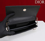 My Dior Mini Bag Black Cannage Satin and Strass - 21x11.5x4.5cm - 5