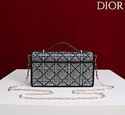 My Dior Mini Bag Black Cannage Satin and Strass - 21x11.5x4.5cm - 2
