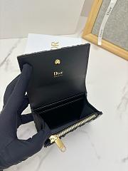 Dior Promenade Glycine Wallet Blue Dior Oblique Jacquard - 11x7.5x3cm - 6