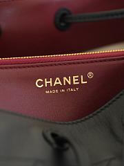 Chanel Bucket Bag Calfskin & Gold-Tone Metal Black AS6584 - 23x23x14.5cm - 2