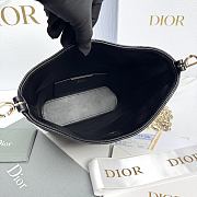 Mini Dior Toujours Hobo Bag Black Cannage Lambskin - 18x10x7cm - 4