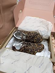 New Balance X Miumiu 530 SL Sneakers In Printed Leather And Technical Fabric Honey/Brown - 6