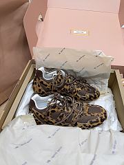 New Balance X Miumiu 530 SL Sneakers In Printed Leather And Technical Fabric Honey/Brown - 4