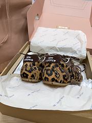 New Balance X Miumiu 530 SL Sneakers In Printed Leather And Technical Fabric Honey/Brown - 3