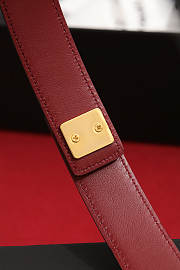 Chanel Leather Belt Calfskin & Metal Black & Gold AAC406 - 2