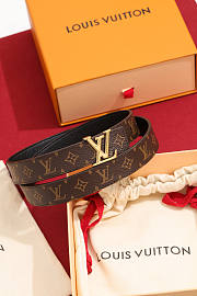 LV Iconic Reversible Belt Monogram Canvas 25mm M0570W  - 4