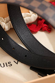 LV Iconic Reversible Belt Damier Ebene 25mm M0568U  - 5