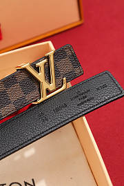LV Iconic Reversible Belt Damier Ebene 25mm M0568U  - 4