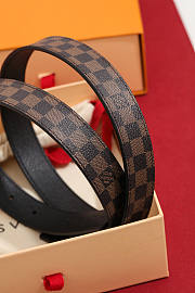 LV Iconic Reversible Belt Damier Ebene 25mm M0568U  - 2