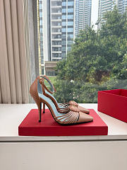 VLTN Coeur Royal Slingback Pumps In Kidskin Phard 100mm - 3