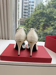 VLTN Coeur Royal Slingback Pumps In Kidskin Butter 100mm - 6