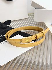 Celine Chariot Belt 13 In Taurillon Leather Soft Camel - 1