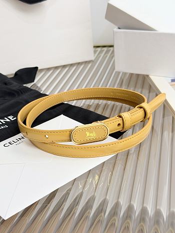 Celine Chariot Belt 13 In Taurillon Leather Soft Camel