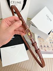 Celine Chariot Belt 13 In Taurillon Leather Red Wood - 5