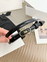 Celine Chariot Belt 13 In Taurillon Leather Black - 1