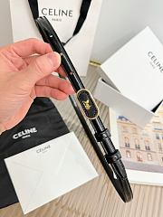 Celine Chariot Belt 13 In Taurillon Leather Black - 4