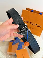 LV Initiales Dual 40mm Reversible Belt Black M4760V  - 5