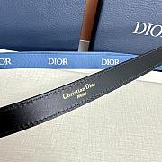Le Nœud de Dior Belt Black Smooth Calfskin 20mm - 6