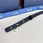 Le Nœud de Dior Belt Black Smooth Calfskin 20mm - 2