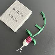 Bottega Veneta Radish Charm Racing Green/Cinnabar/Alabaster - 3