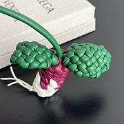 Bottega Veneta Radish Charm Racing Green/Cinnabar/Alabaster - 4