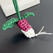 Bottega Veneta Radish Charm Racing Green/Cinnabar/Alabaster - 2