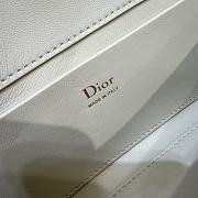 Dior Qixi My Tender Dior Top Handle Mini Bag Two-Tone Latte and Ballet Pink Macrocannage Lambskin - 21x11.5x7cm - 5