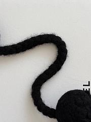 Chanel Cashmere CC Chapka Hat Black and Ecru - 6