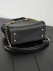 Chanel Mini Shopping Bag Grained Calfskin & Gold-Tone Metal Black - 19.5x17x9cm - 4
