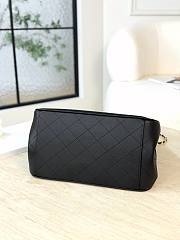 Chanel Small Shopping Bag Calfskin & Gold-Tone Metal Black - 36x30x17cm - 4
