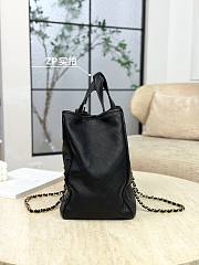 Chanel Large Tote Calfskin & Gold-Tone Metal Black AS6201 - 43x33x20cm - 5