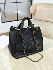 Chanel Large Tote Calfskin & Gold-Tone Metal Black AS6201 - 43x33x20cm - 2