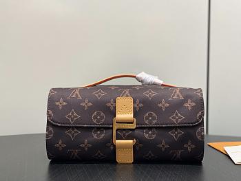 LV Hanging Toiletry Bag Monogram Silk Tech M2A500 - 23x17x11cm