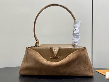 LV Capucines Edito Suede Mocha M29642 - 33x12x8.5cm