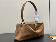 LV Capucines Edito Suede Mocha M29642 - 33x12x8.5cm - 6