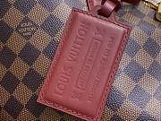 LV Speedy Soft 25 Damier Ebène/Monogram Rouge M3A350 - 26x19x15cm - 6