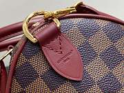 LV Speedy Soft 25 Damier Ebène/Monogram Rouge M3A350 - 26x19x15cm - 5