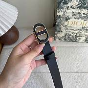Dior 30 Montaigne Belt Black Smooth Calfskin 25mm - 2