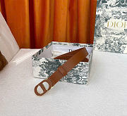 Dior 30 Montaigne Belt Brown Smooth Calfskin 25mm - 2