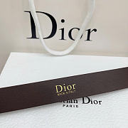Dior Medaillon Belt Cocoa Smooth Calfskin 25mm - 6