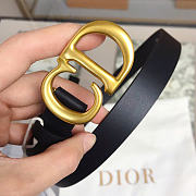 Dior Saddle Belt Black Ultrasoft Calfskin 20mm - 6