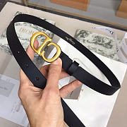 Dior Saddle Belt Black Ultrasoft Calfskin 20mm - 2