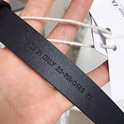 Dior Saddle Belt Black Ultrasoft Calfskin 20mm - 5