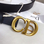 Dior Saddle Belt Black Ultrasoft Calfskin 20mm - 4