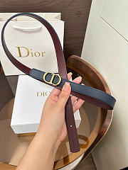 Dior Reversible CD Icon Belt Black and Trench Smooth Calfskin 20mm - 3