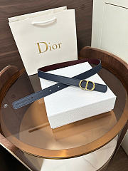 Dior Reversible CD Icon Belt Black and Trench Smooth Calfskin 20mm - 2