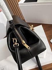Celine Small Flair In Shiny Calfskin Black - 24x12x9cm - 3
